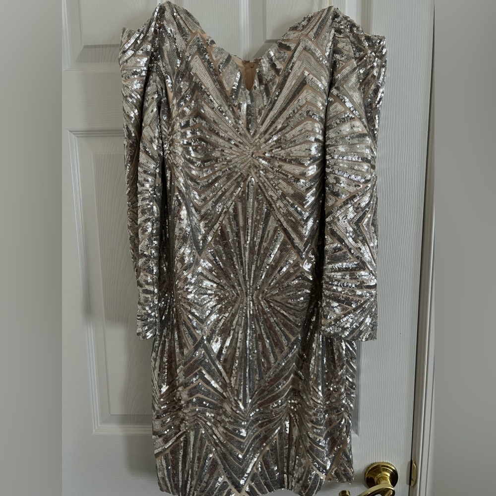 Fashion Nova - Attention on me sequin mini dress